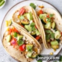 Grilled Garden Tacos 6 simple grilled veggie tacos are fresh, healthy, and full of so much flavor