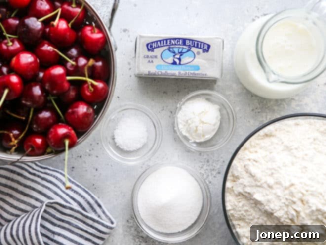 ingredients for cherry hand pies