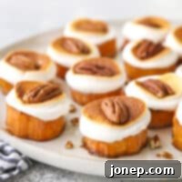 sweet potato bites on serving platter