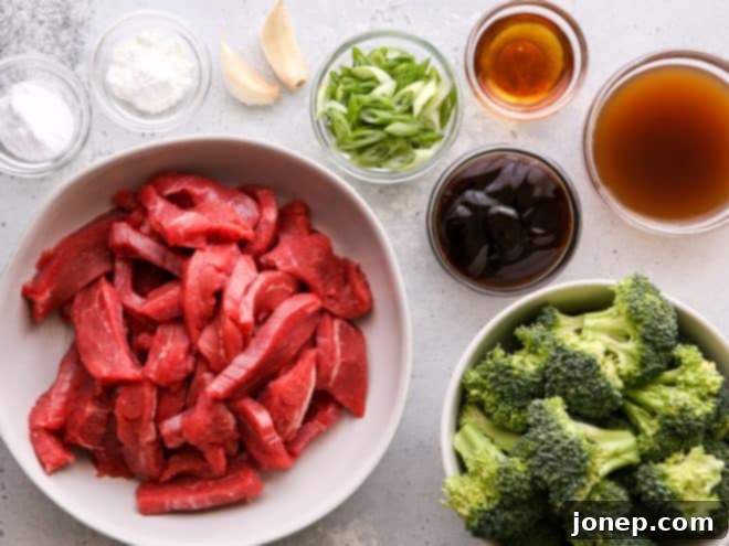 beef and broccoli stir fry ingredients