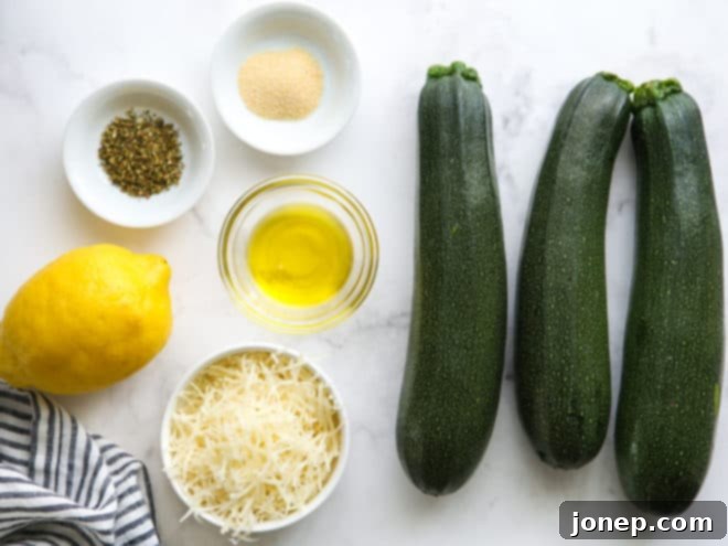 Parmesan-Crusted Grilled Zucchini 3 ingredients for grilled parmesan zucchini