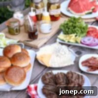 Delicious homemade burger patties, an essential part of any build your own burger bar.