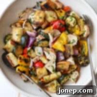 grilled chicken and vegetable panzanella salad from completelydelicious.com