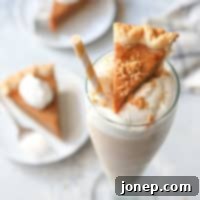 Autumn Spiced Pumpkin Shake 5 Pumpkin pie milkshake with real pumpkin pie!