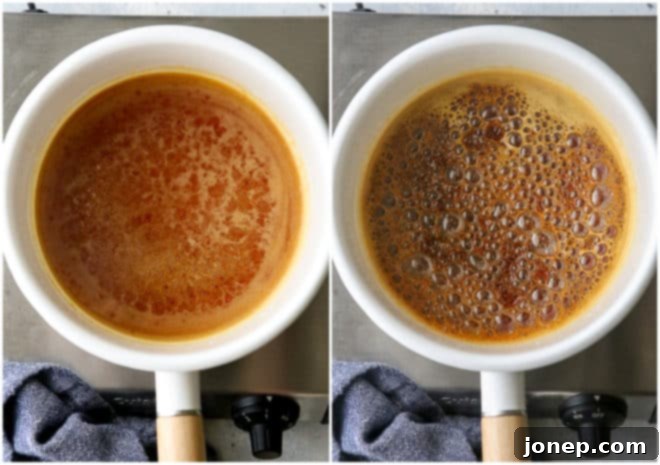 Perfect Homemade Caramel 7 making caramel with the wet method, steps 3 and 4