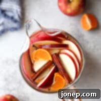 Autumn Spice Orchard Sangria 6 Spiced apple cider sangria is the perfect fall cocktail!