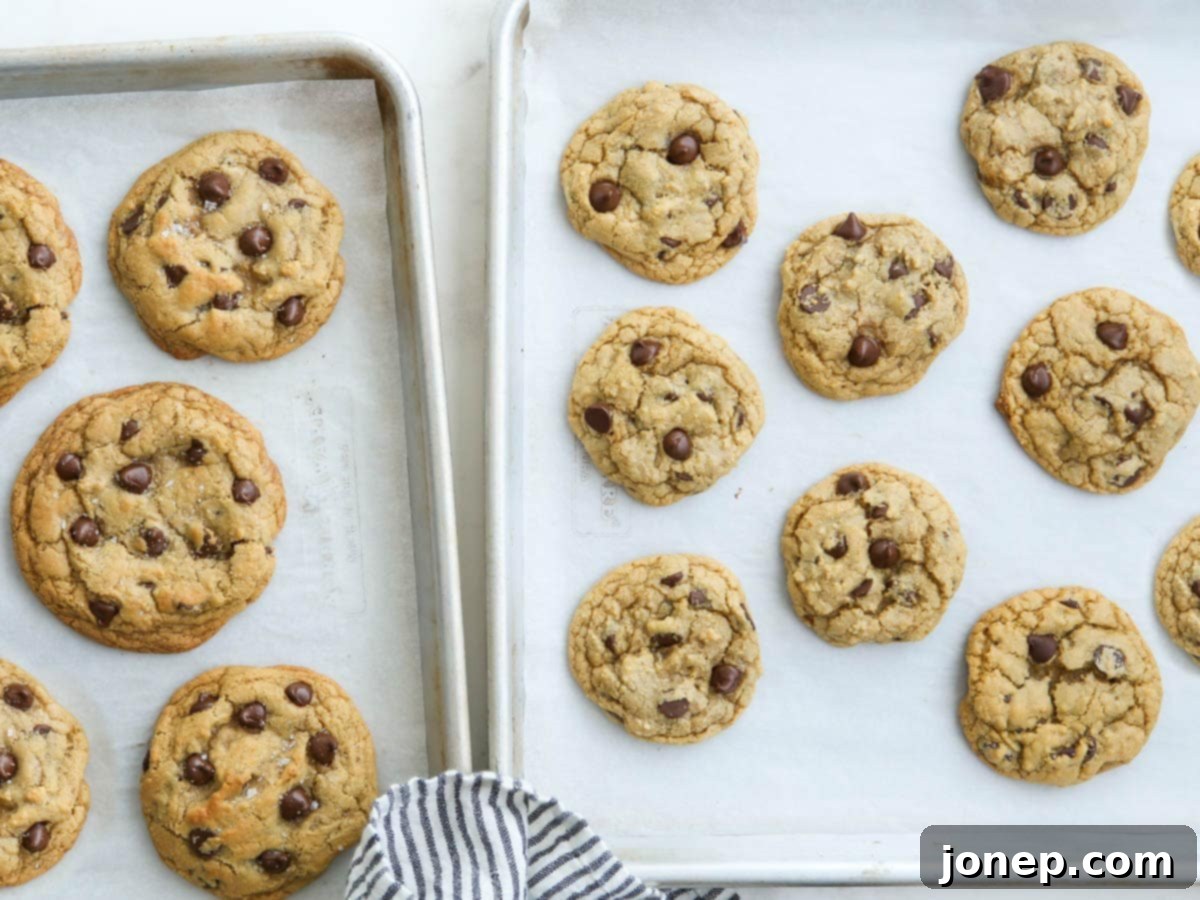 baked cookies on pan
