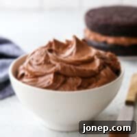 Effortless Decadent Fudge Buttercream 8 easy fudge buttercream in a bowl