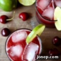 Ruby Lime Fizz 2 Homemade Cherry Limeade
