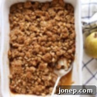 Pear Walnut Crisp | completelydelicious.com