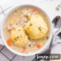 Grandma's Turkey Dumpling Soup 12 turkey dumplings soup in bowl