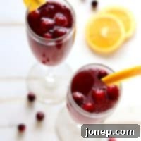 Cranberry Orange Mimosas | completelydelicious.com
