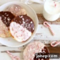 Peppermint Black & White Cookies | completelydelicious.com