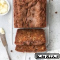 Cinnamon Crumble Banana Bread 7 This classic banana bread with cinnamon crumble topping is an irresistible treat!