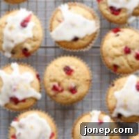 Soft and buttery, these cranberry orange muffins are bursting with flavor in every bite!