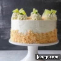 Coconut Lime Layer Cake from completelydelicious.com