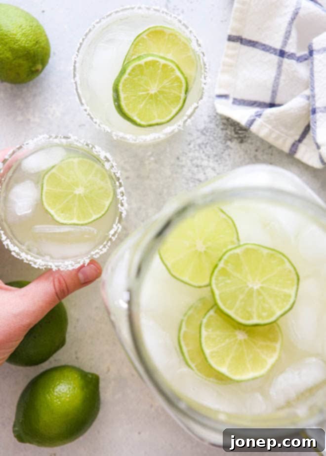 Drinks for a crowd couldn't be easier with these tin can margaritas!
