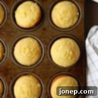 A small image of corny corn muffins, used within the recipe card.