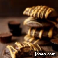 Chocolate Peanut Butter Cup Cookies 2 Chocolate Peanut Butter Cup Cookies | completelydelicious.com