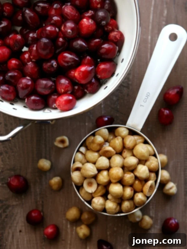 Cranberry, Caramel and Hazelnut Tart | completelydelicious.com