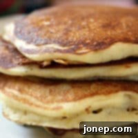 Delicious Brown Butter Buttermilk Pancakes with lemon zest