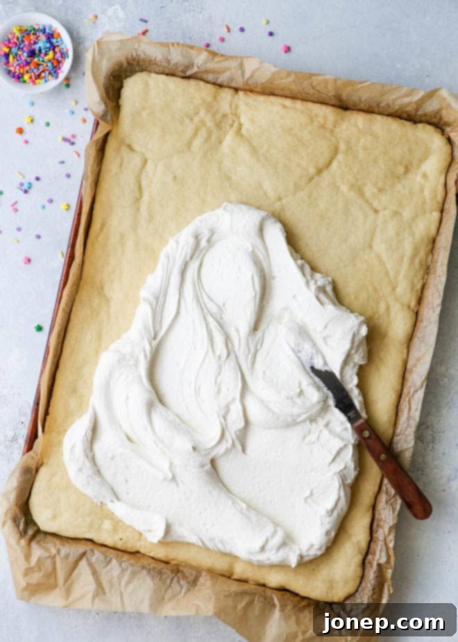 Chewy Sugar Cookie Bars 5 Frosting sugar cookie bars