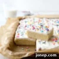 Soft Sugar Cookie Bars 7 These soft sugar cookie bars with buttercream frosting are the perfect treats for a crowd!