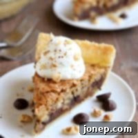 Tollhouse Chocolate Chip Pie | completelydelicious.com
