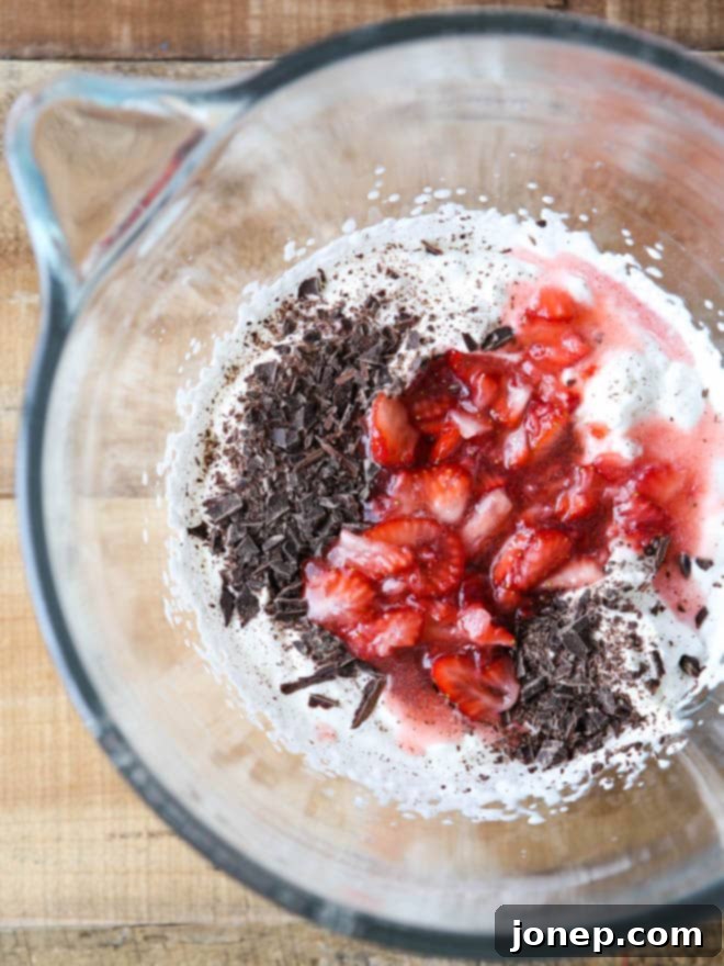 Strawberry Chocolate Fool completelydelicious.com