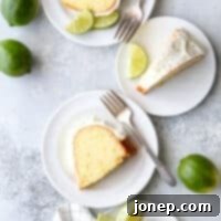 Zesty Lime Bundt Cake 6 This lime bundt cake is light and zesty with a rich cream cheese frosting.
