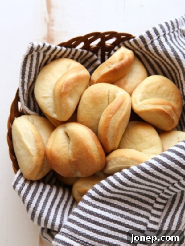 Classic Soft and Buttery Parker House Rolls