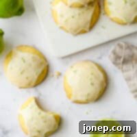 Zesty Lime Cornmeal Delights 9 view of lime cornmeal cookies on the table