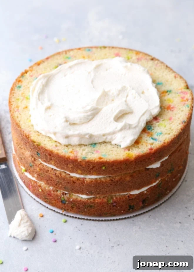 Ten Steps to Cake-Baking Bliss 9 Cake layers chilling in the refrigerator before assembly